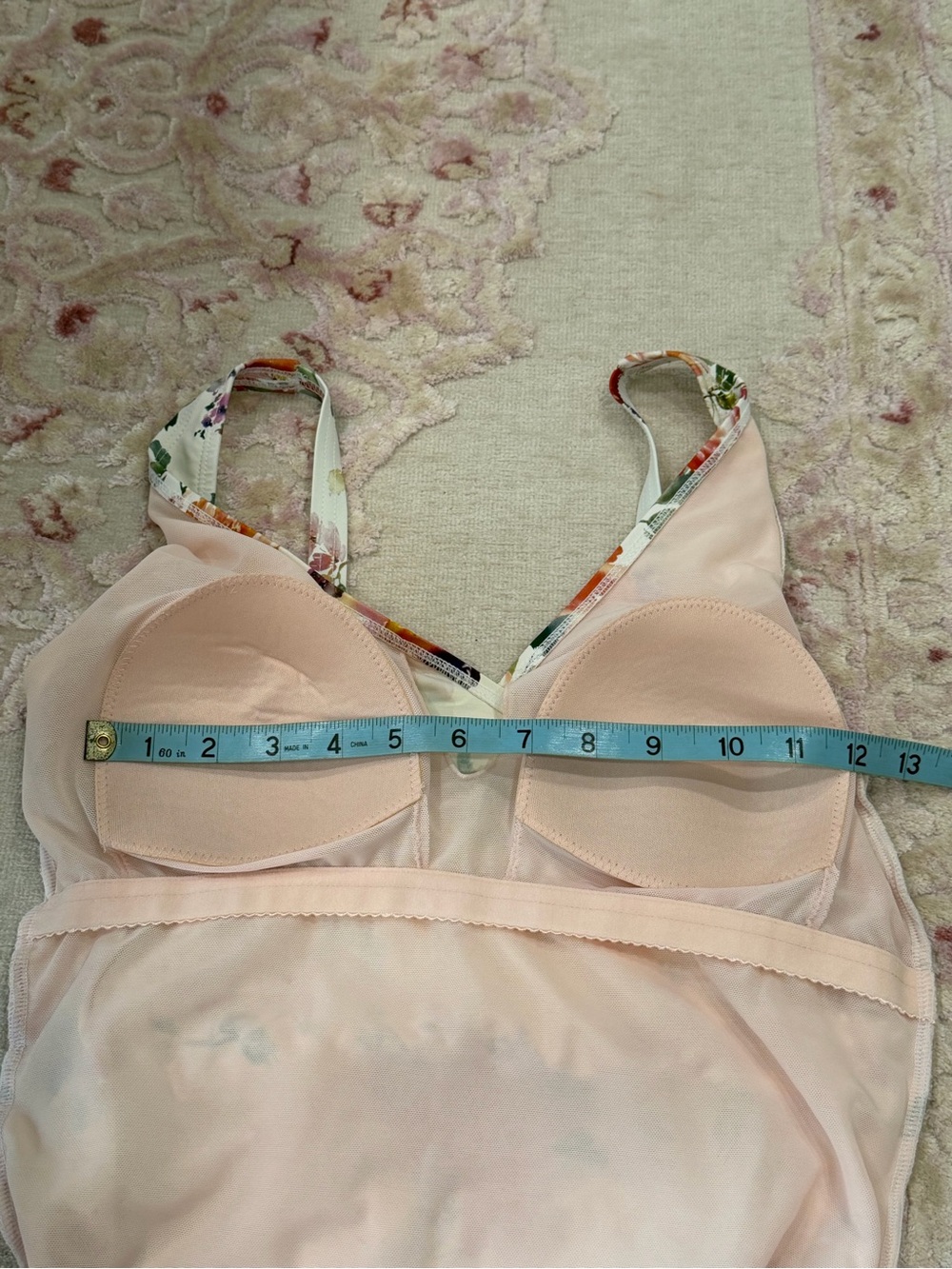 Nitpuck floral one piece, medium - Picture 6 of 7